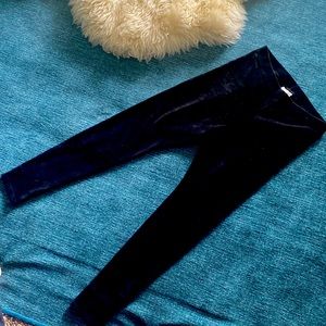 Black corduroy velvet leggings from J Jill